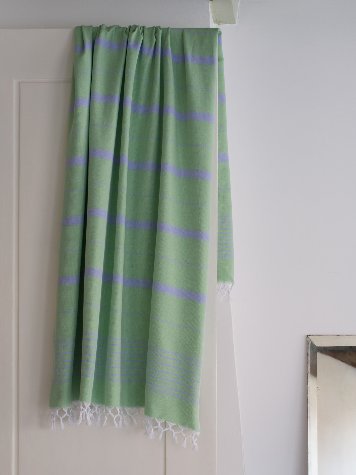 hammam towel pistachio/lavender 170x100cm